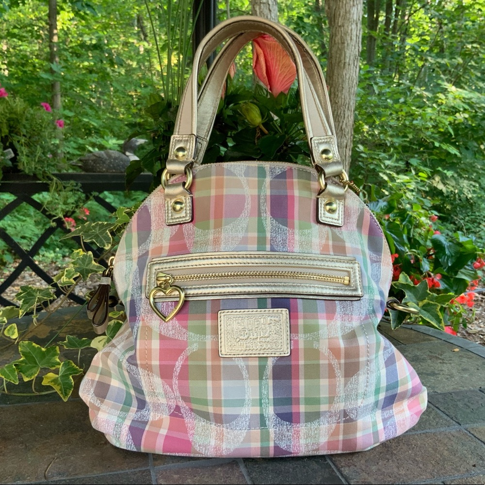 Coach Poppy Daisy Madras Bag